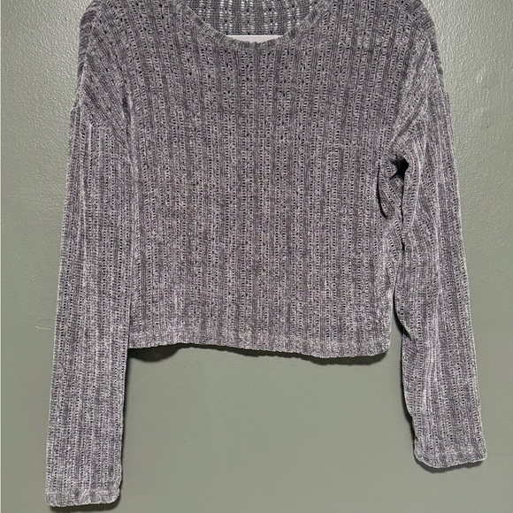 Hollister Tops - Hollister Charcoal Open Knit Top